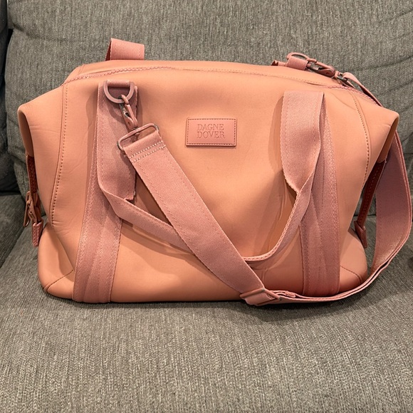 Pink Dagne Dover large Landon neoprene carryall bag - Picture 11 of 13